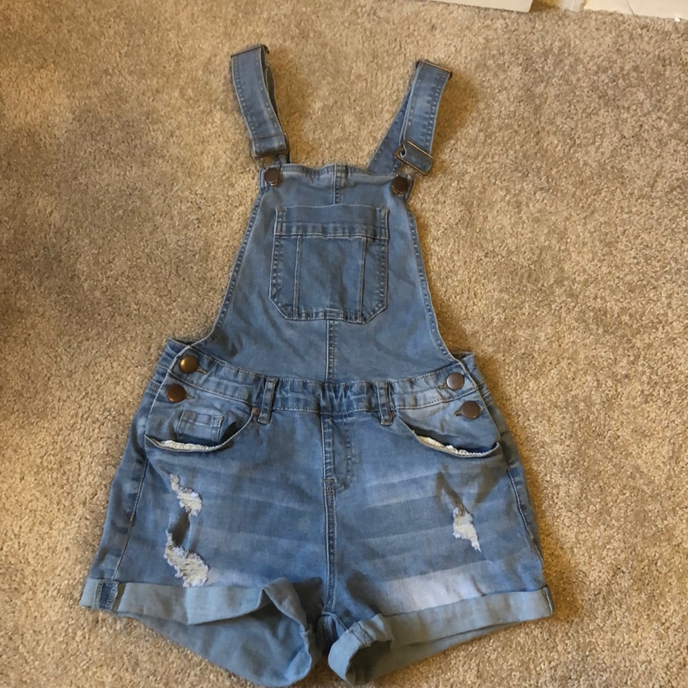 Ymi Overall Jean Shorts
